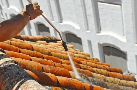 Nettoyage de toitures - Saint-Vaast-de-Longmont